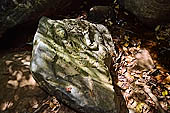 Kbal Spean, called also River of the Thousand Lingam, the riverbed and banks have been graven with linga and various sacred images of hindu divinities 